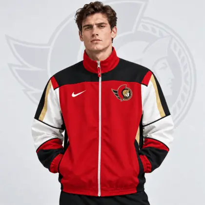 Ottawa Senators | Premium NHL Classic Colorblock Full Zip Track Jacket NDN