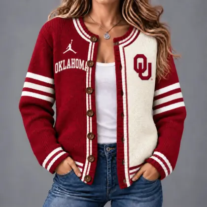 Oklahoma Sooners | Premium NCAA Game Ready Cardigan NY