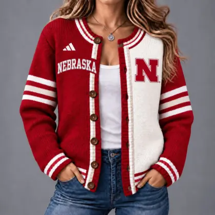 Nebraska Cornhuskers | Premium NCAA Game Ready Cardigan NY