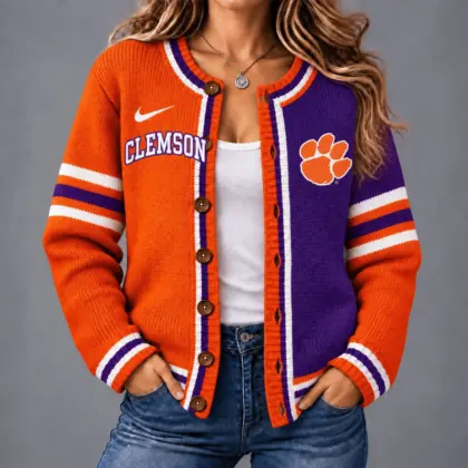 Clemson Tigers | Premium NCAA Game Ready Cardigan NY