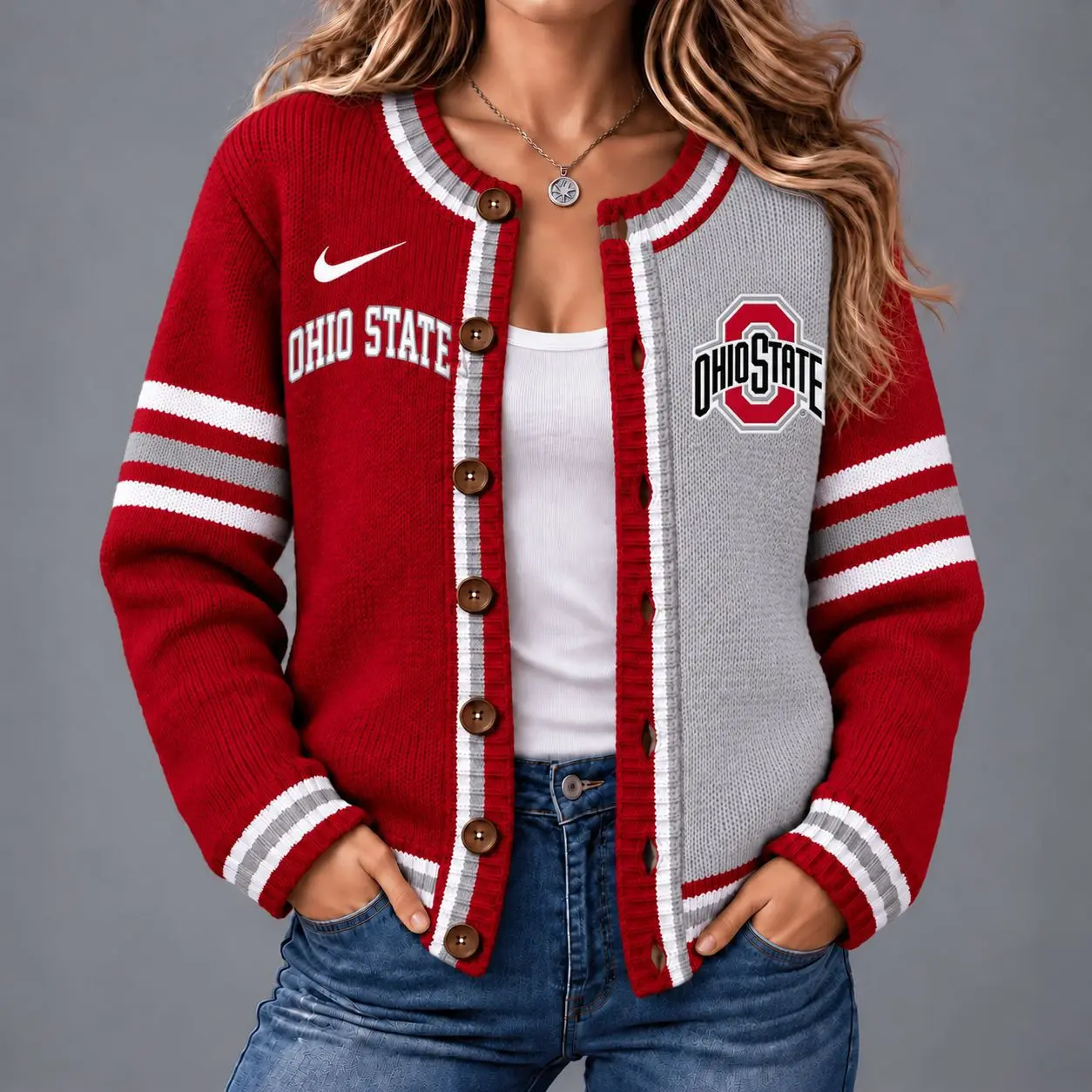 Ohio State Buckeyes | Premium NCAA Game Ready Cardigan NY