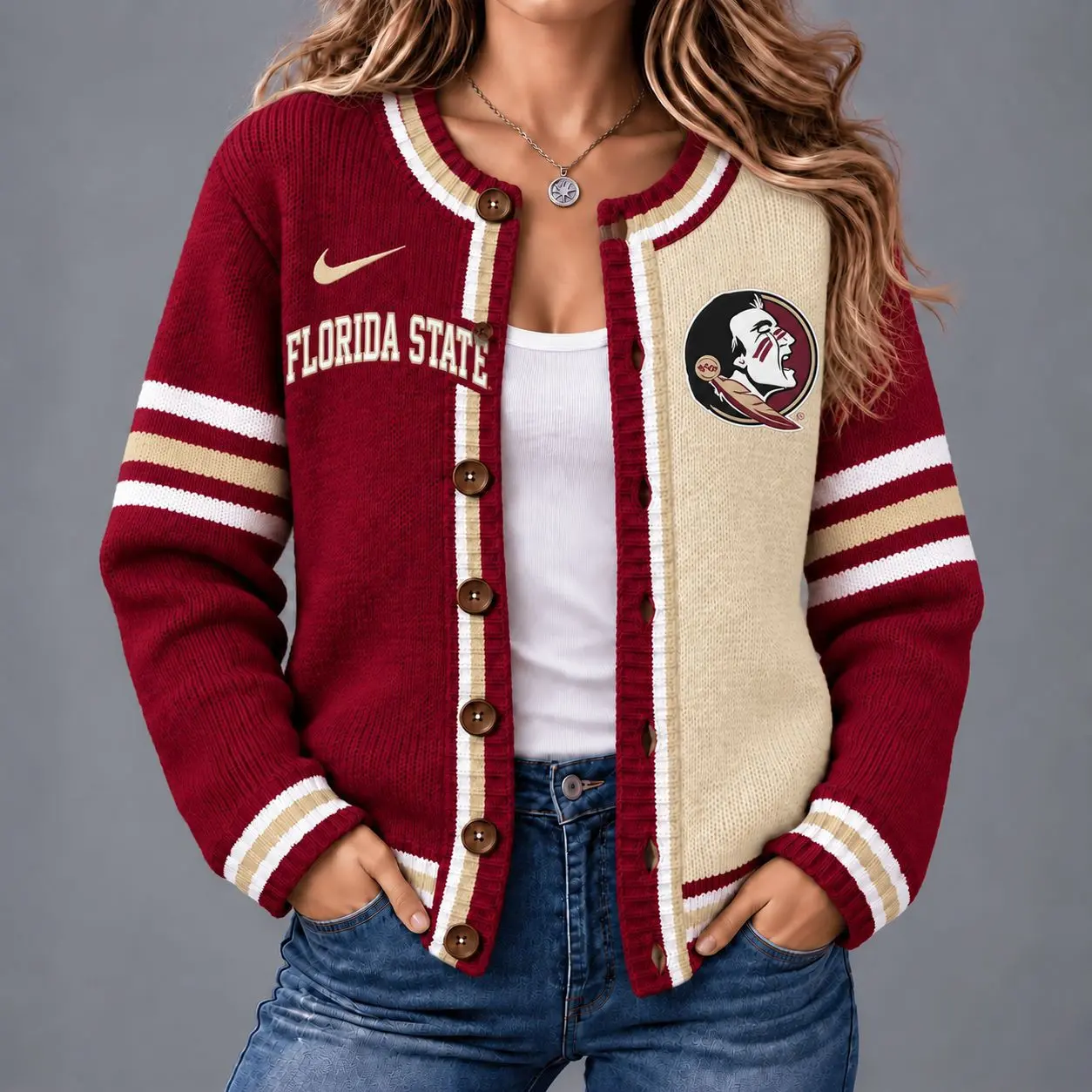 Florida State Seminoles | Premium NCAA Game Ready Cardigan NY