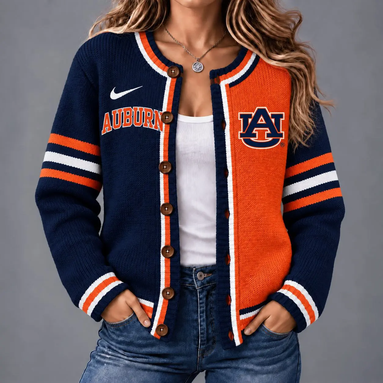 Auburn Tigers | Premium NCAA Game Ready Cardigan NY