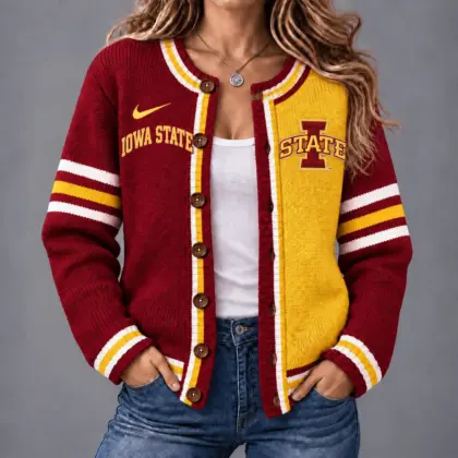 Iowa State Cyclones | Premium NCAA Game Ready Cardigan NY