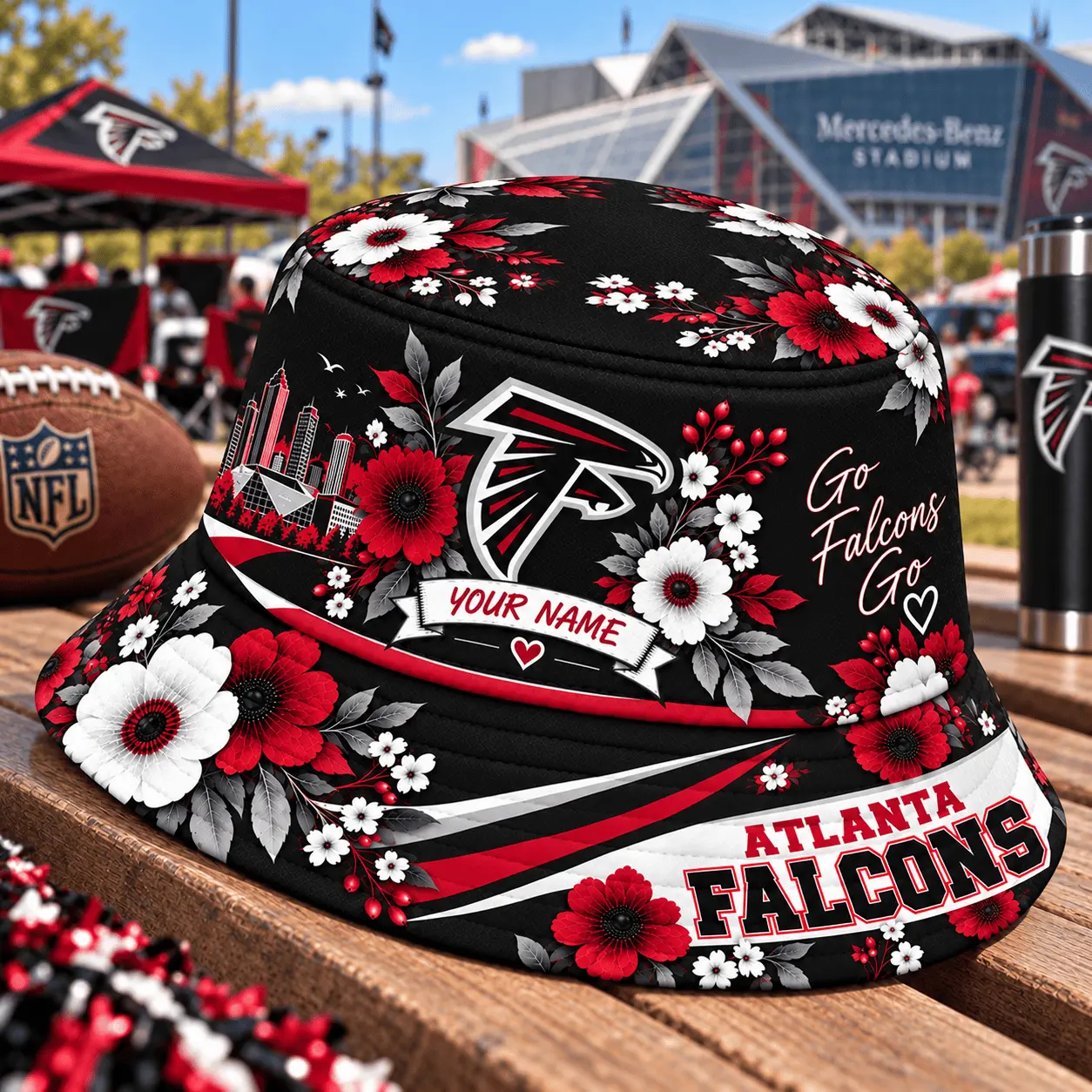 Atlanta Falcons | Premium NFL Bucket Hat TD - Image 2