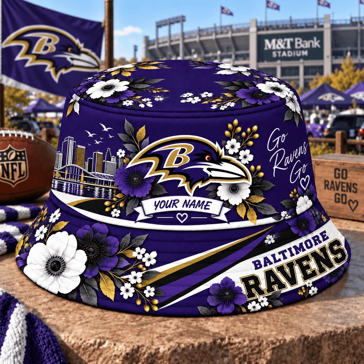 Baltimore Ravens | Premium NFL Bucket Hat TD