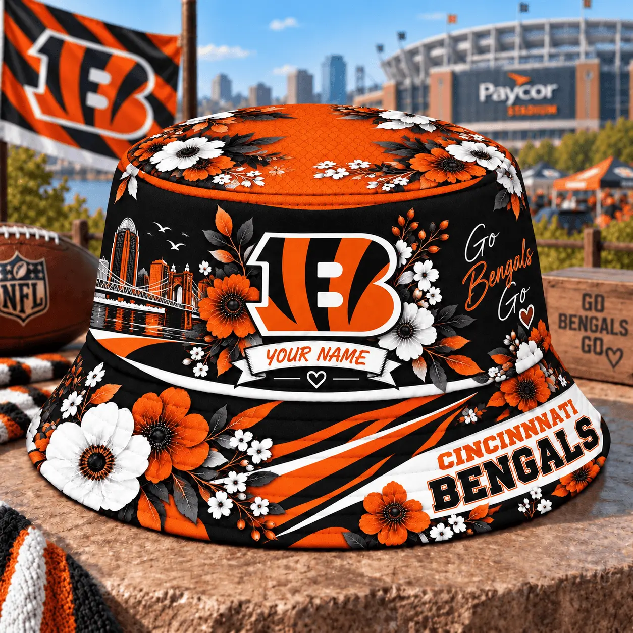 Cincinnati Bengals | Premium NFL Bucket Hat TD