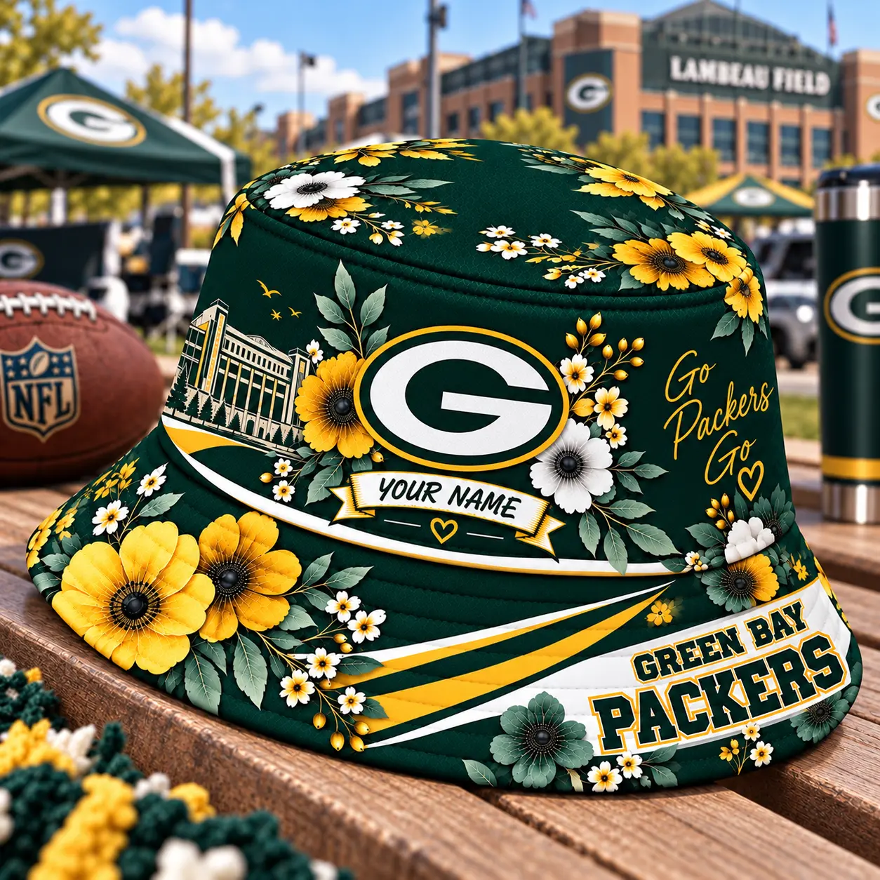 Green Bay Packers | Premium NFL Bucket Hat TD - Image 2