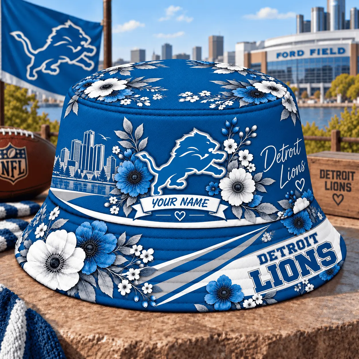 Detroit Lions | Premium NFL Bucket Hat TD