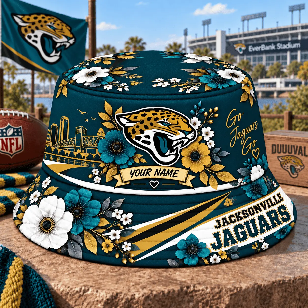 Jacksonville Jaguars | Premium NFL Bucket Hat TD