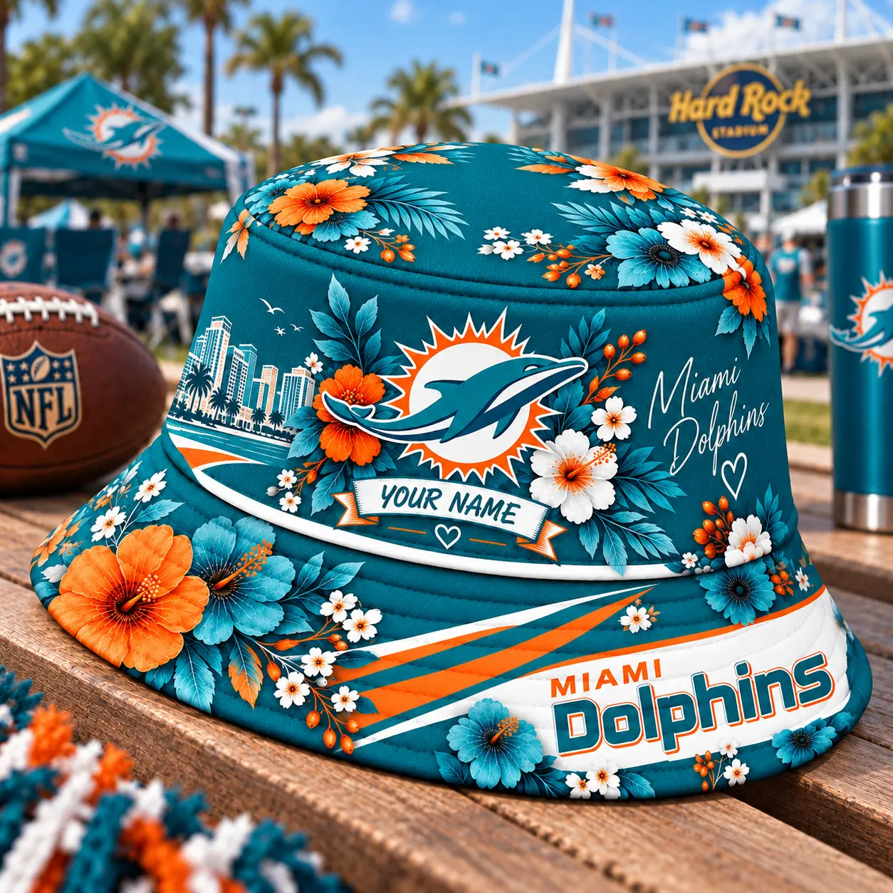 Miami Dolphins | Premium NFL Bucket Hat TD - Image 2