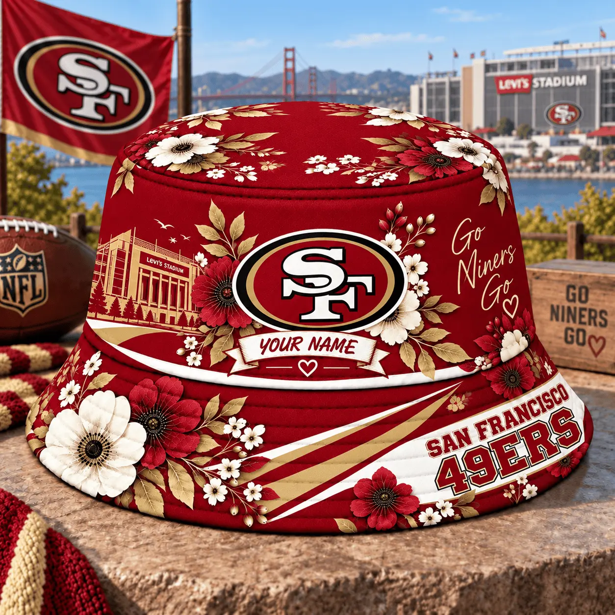 San Francisco 49ers | Premium NFL Bucket Hat TD