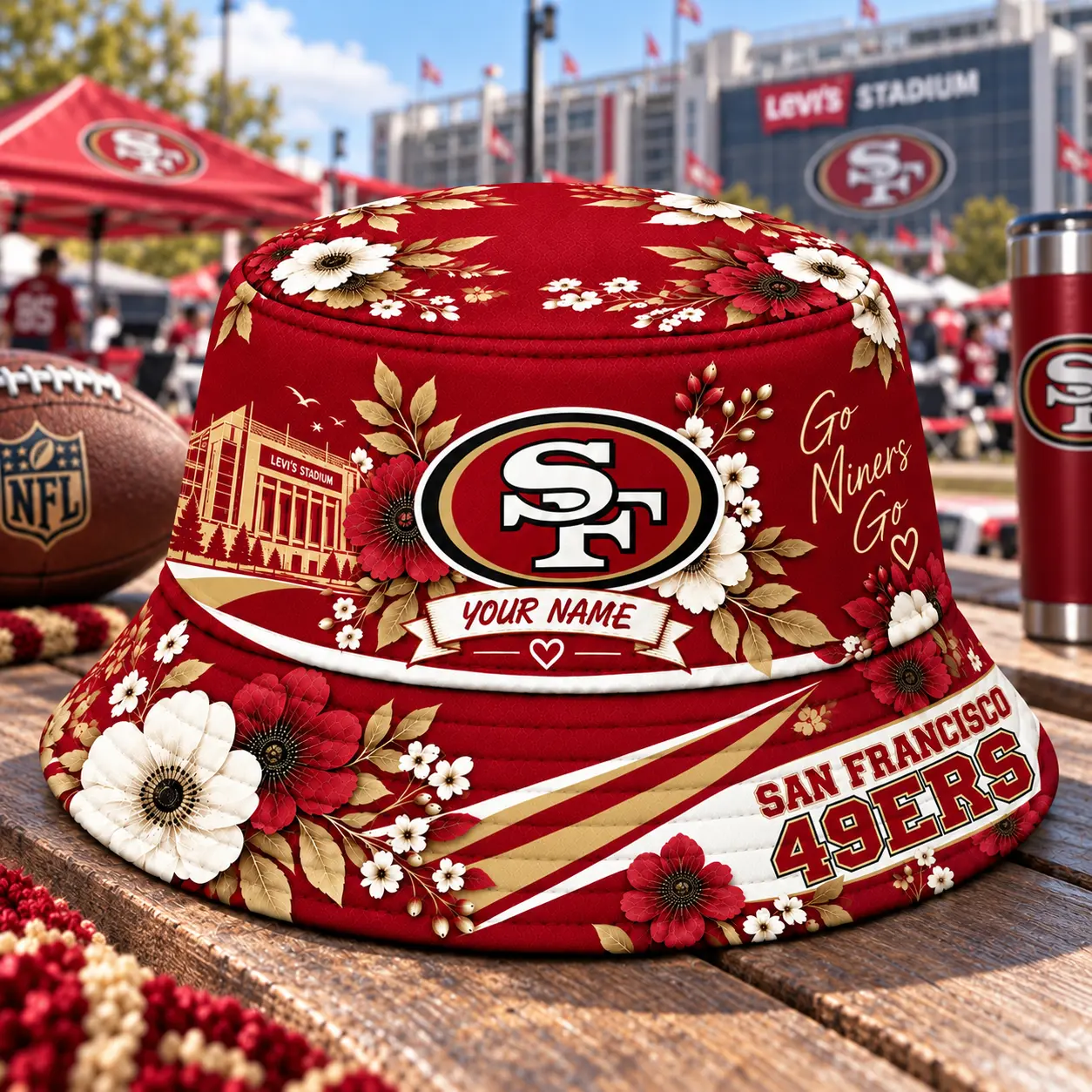 San Francisco 49ers | Premium NFL Bucket Hat TD - Image 2
