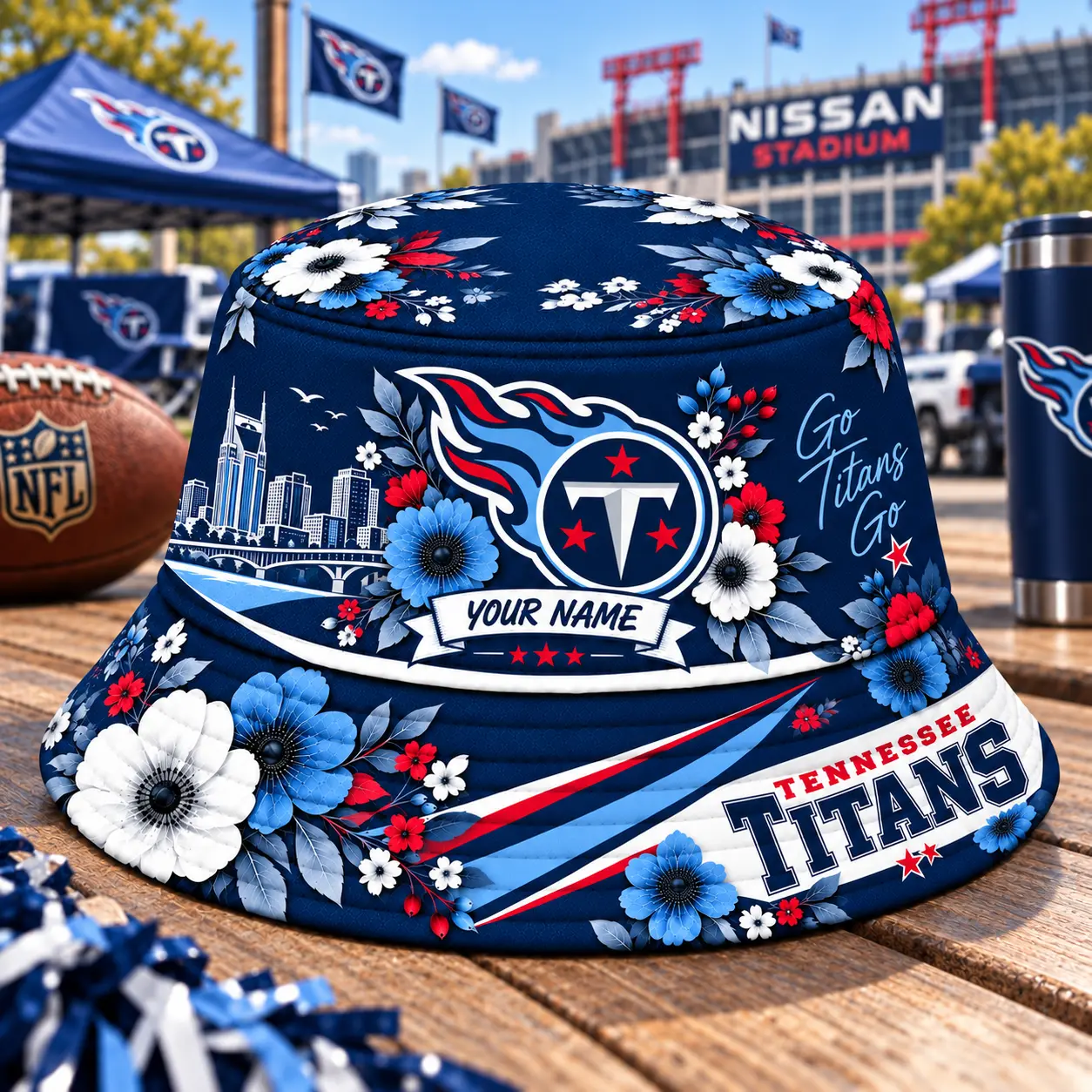 Tennessee Titans | Premium NFL Bucket Hat TD - Image 2