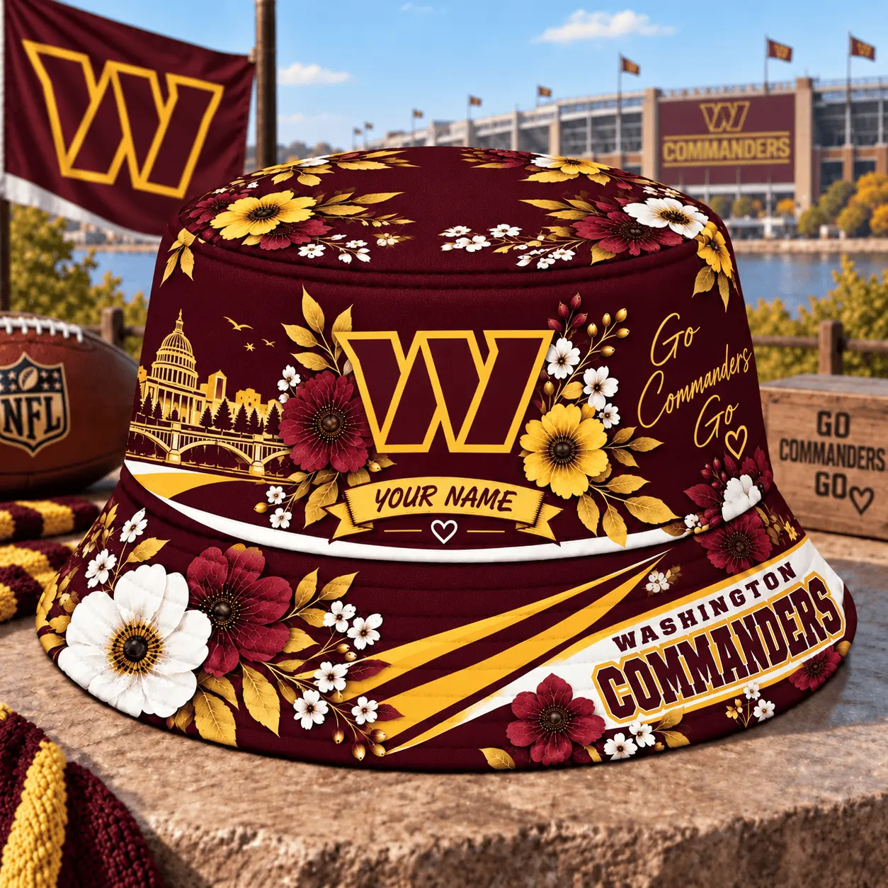 Washington Commanders | Premium NFL Bucket Hat TD
