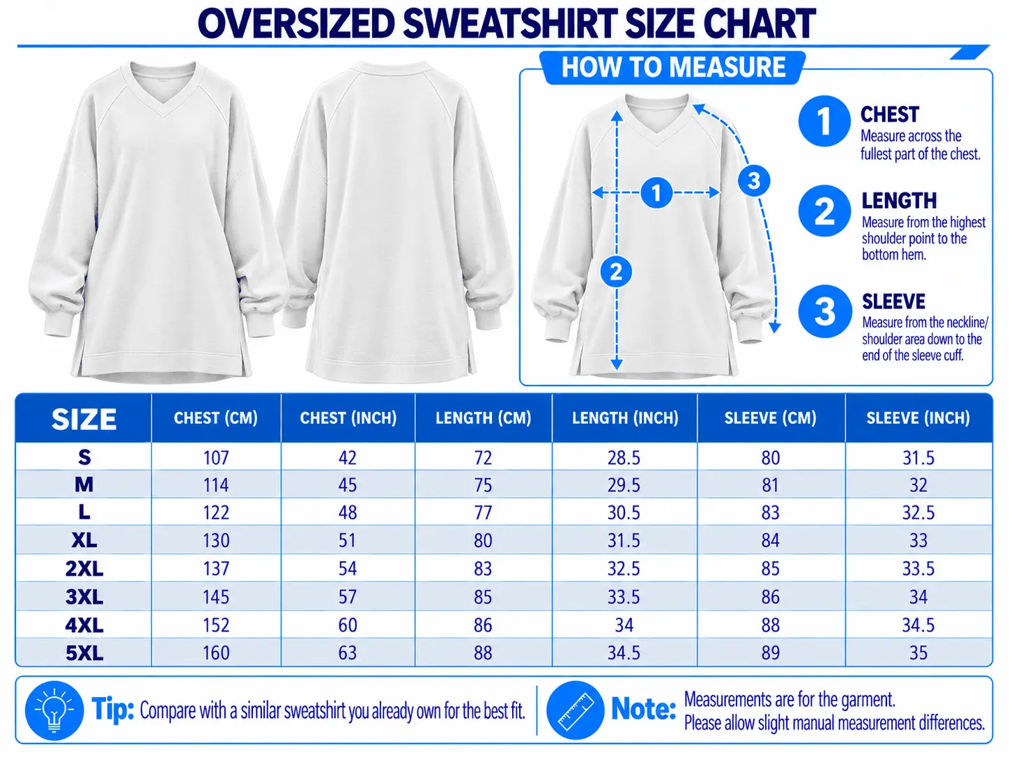 Chicago Bears | Premium NFL Vintage Varsity Oversized V-Neck Sweatshirt TD - Image 3