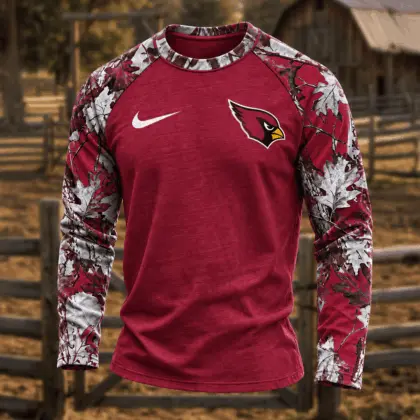 Arizona Cardinals | Premium NFL Camo Hunting Long Sleeve Shirt TD