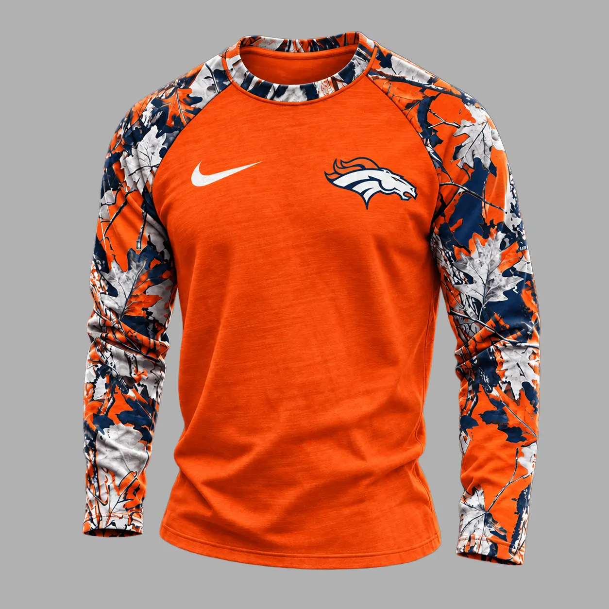 Denver Broncos | Premium NFL Camo Hunting Long Sleeve Shirt TD - Image 2