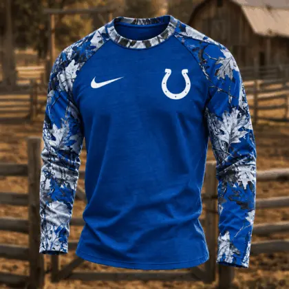 Indianapolis Colts | Premium NFL Camo Hunting Long Sleeve Shirt TD