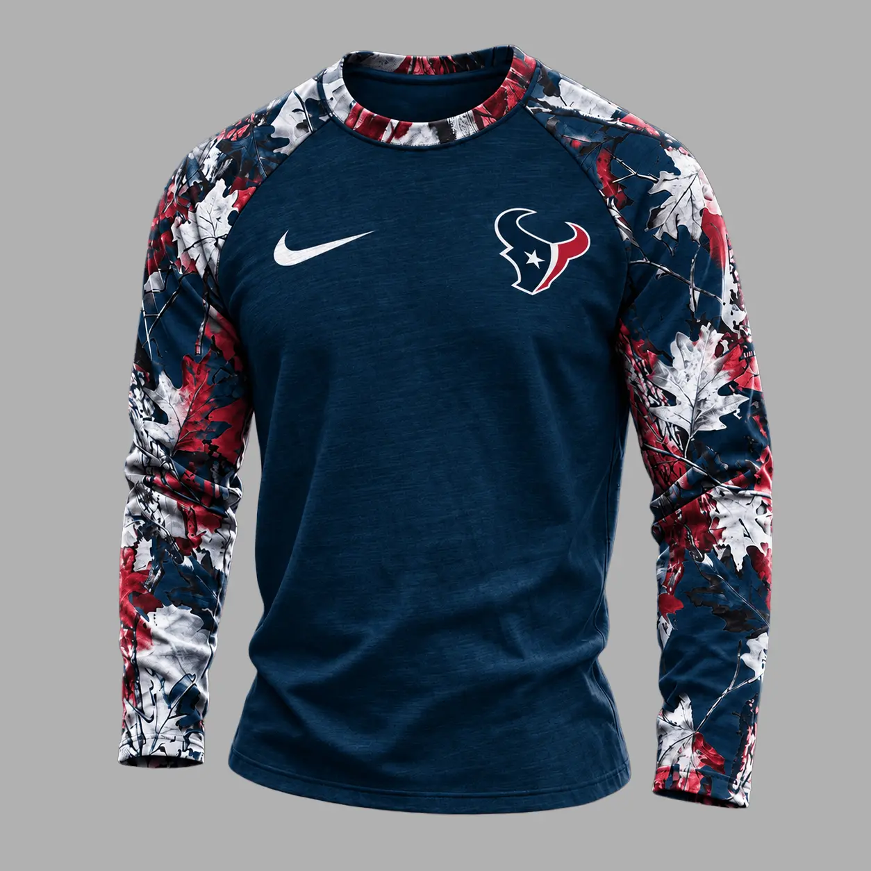 Houston Texans | Premium NFL Camo Hunting Long Sleeve Shirt TD - Image 2