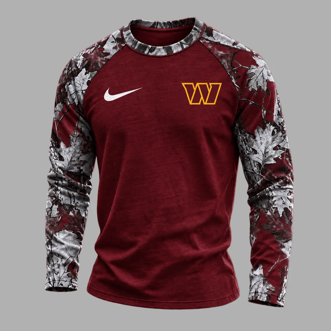 Washington Commanders | Premium NFL Camo Hunting Long Sleeve Shirt TD - Image 2