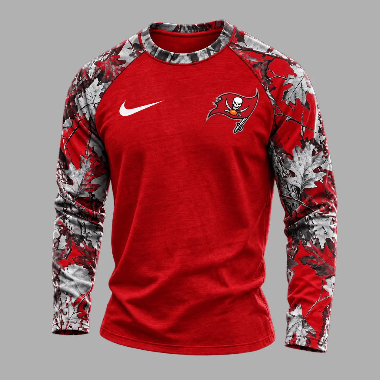 Tampa Bay Buccaneers | Premium NFL Camo Hunting Long Sleeve Shirt TD - Image 2