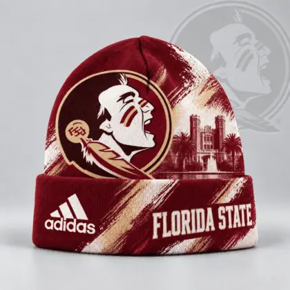 Florida State Seminoles | Premium NCAA Varsity Brushstroke Knit Cuffed Beanie NDN