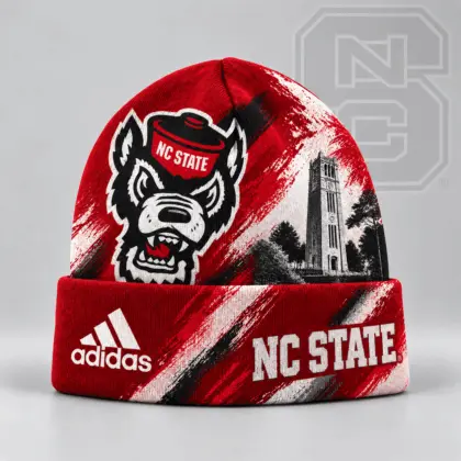 Nc State Wolfpack | Premium NCAA Varsity Brushstroke Knit Cuffed Beanie NDN