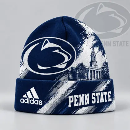 Penn State Nittany Lions | Premium NCAA Varsity Brushstroke Knit Cuffed Beanie NDN