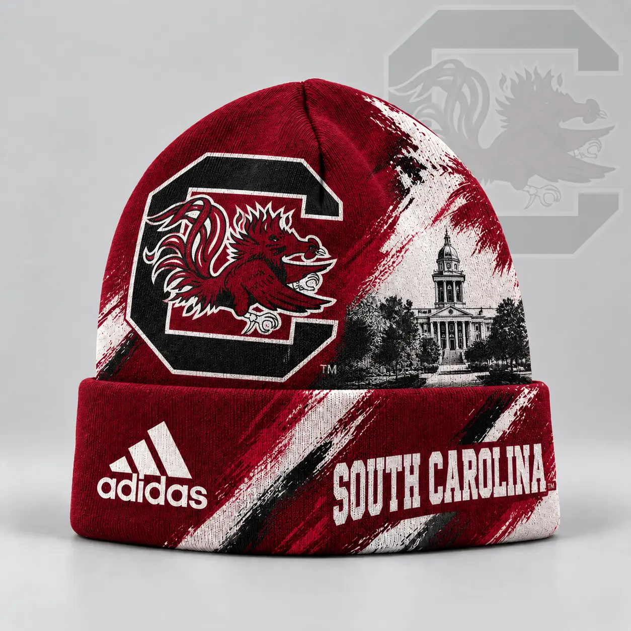 South Carolina Gamecocks | Premium NCAA Varsity Brushstroke Knit Cuffed Beanie NDN