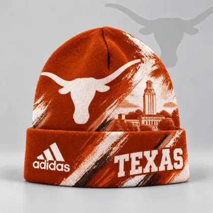 Texas Longhorns | Premium NCAA Varsity Brushstroke Knit Cuffed Beanie NDN