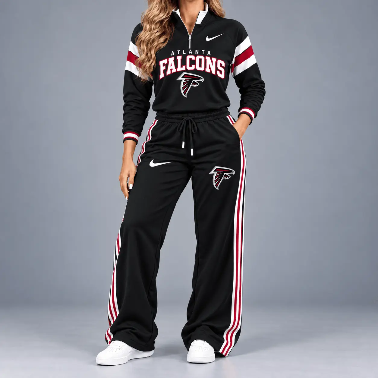 Atlanta Falcons | Premium NFL Game Day Quarter-Zip + Pants TD