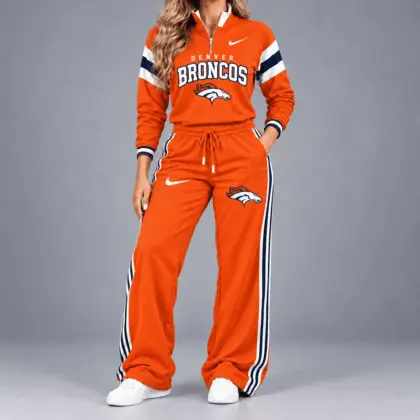 Denver Broncos | Premium NFL Game Day Quarter-Zip + Pants TD