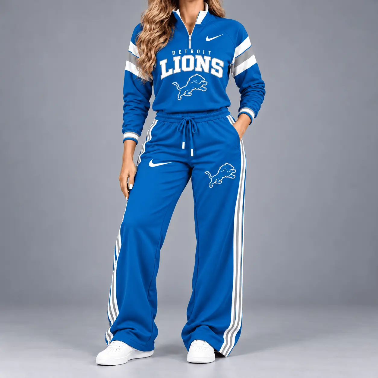 Detroit Lions | Premium NFL Game Day Quarter-Zip + Pants TD