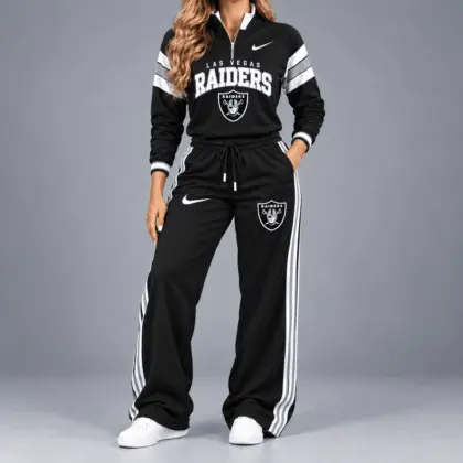 Las Vegas Raiders | Premium NFL Game Day Quarter-Zip + Pants TD