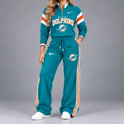 Miami Dolphins | Premium NFL Game Day Quarter-Zip + Pants TD