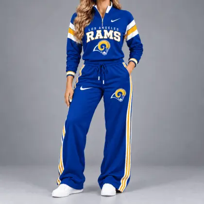 Los Angeles Rams | Premium NFL Game Day Quarter-Zip + Pants TD