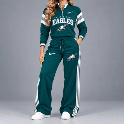 Philadelphia Eagles | Premium NFL Game Day Quarter-Zip + Pants TD