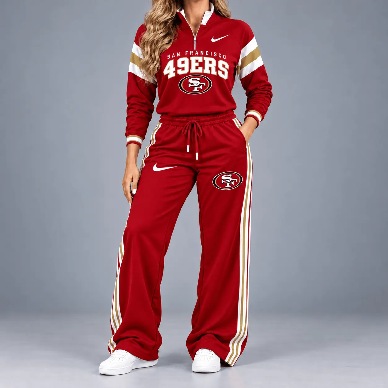 San Francisco 49ers | Premium NFL Game Day Quarter-Zip + Pants TD