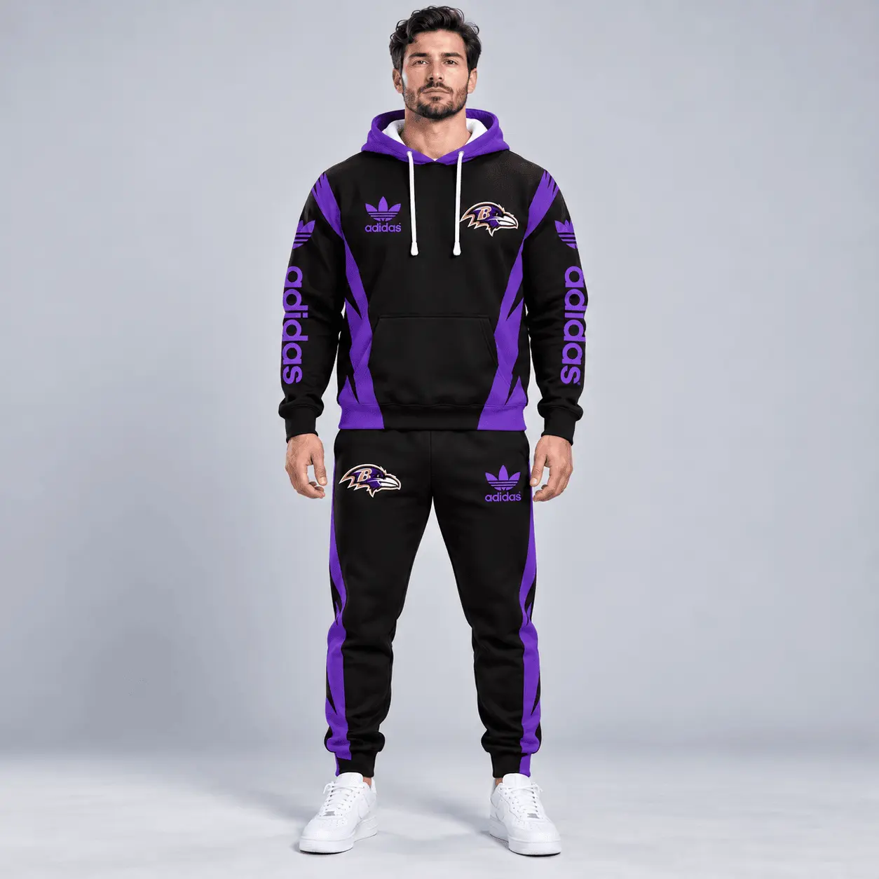 Baltimore Ravens | Premium NFL Team Spirit Athletic Tracksuit Set TD
