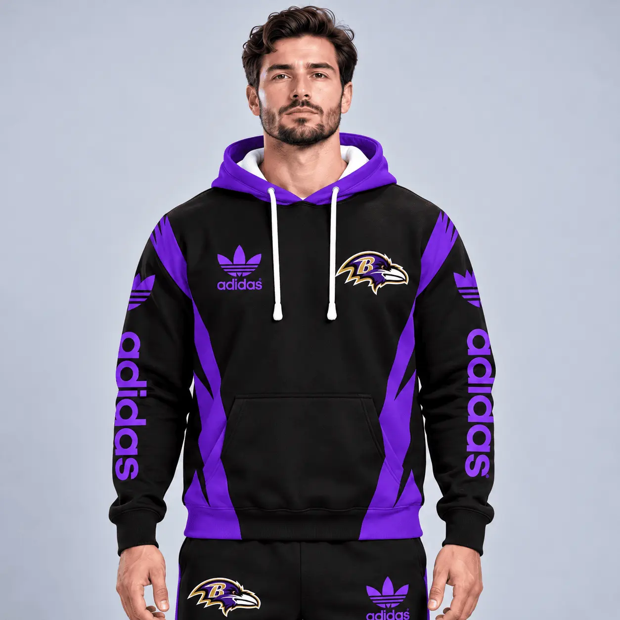Baltimore Ravens | Premium NFL Team Spirit Athletic Tracksuit Set TD - Image 2