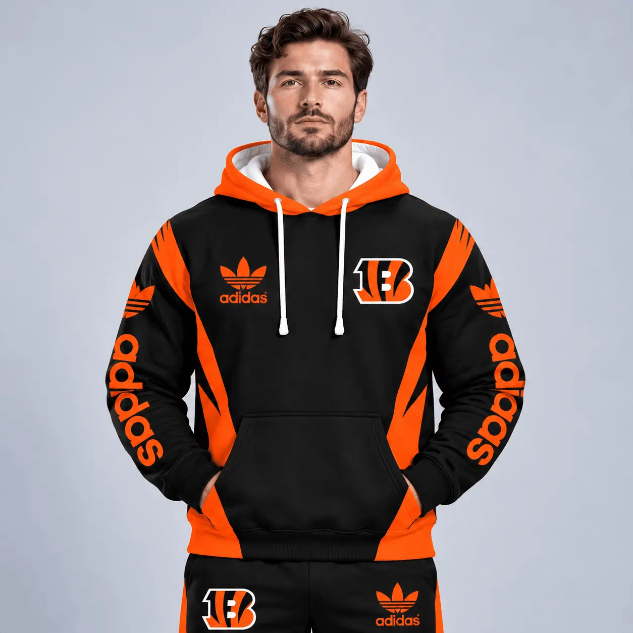 Cincinnati Bengals | Premium NFL Team Spirit Athletic Tracksuit Set TD - Image 2