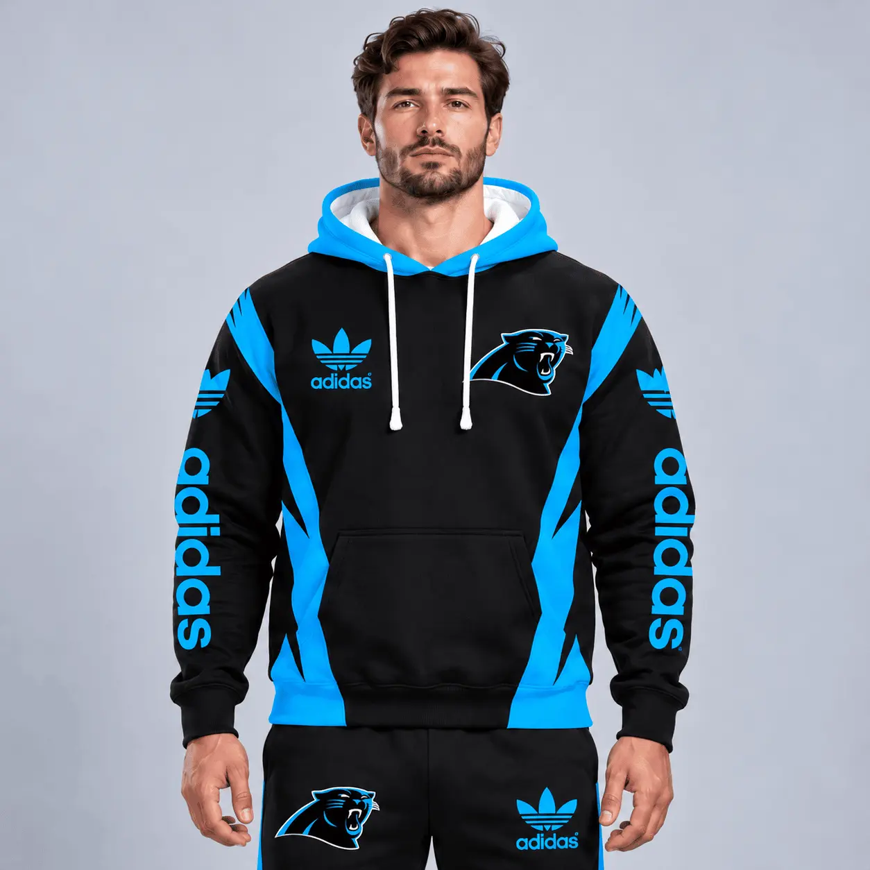 Carolina Panthers | Premium NFL Team Spirit Athletic Tracksuit Set TD - Image 2