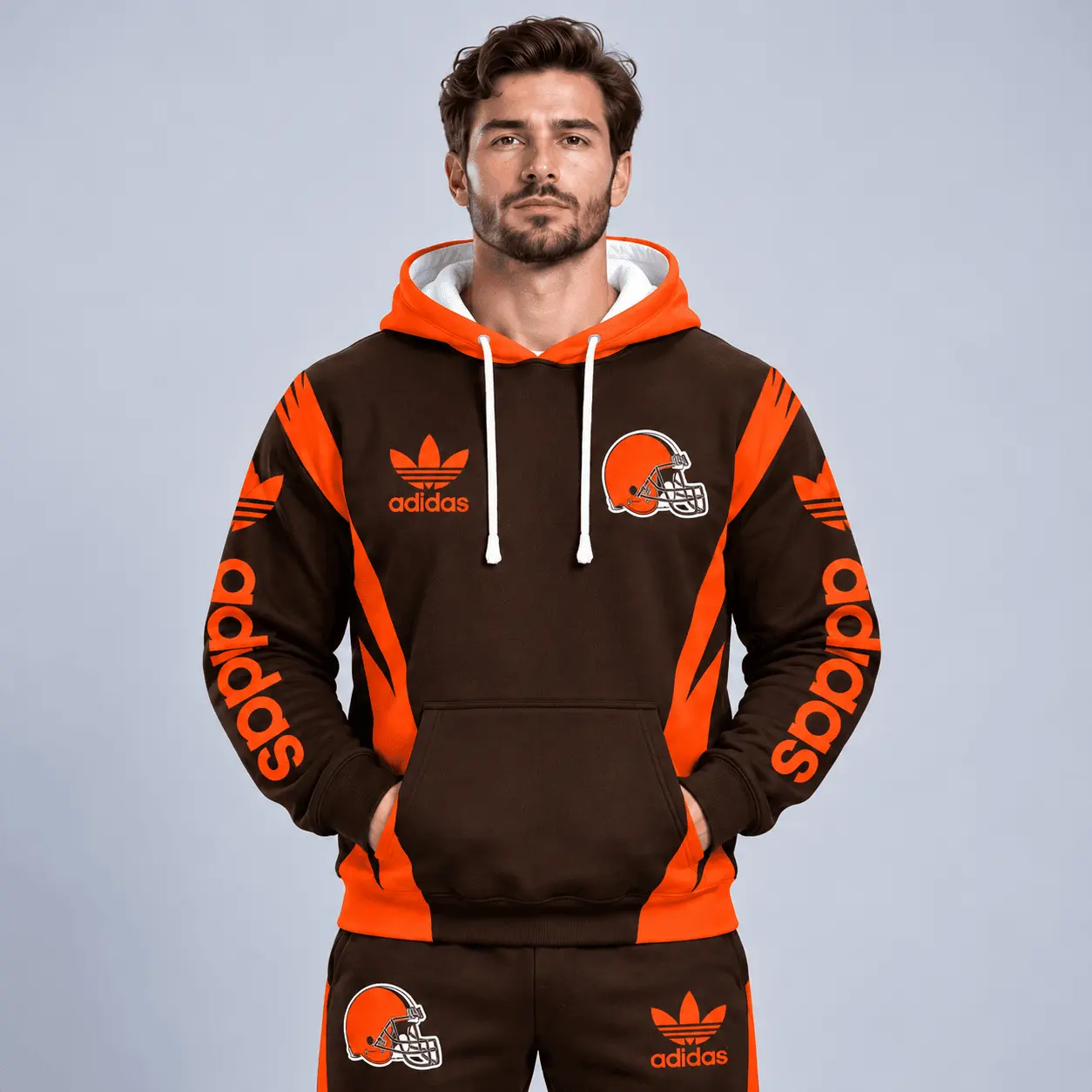 Cleveland Browns | Premium NFL Team Spirit Athletic Tracksuit Set TD - Image 2