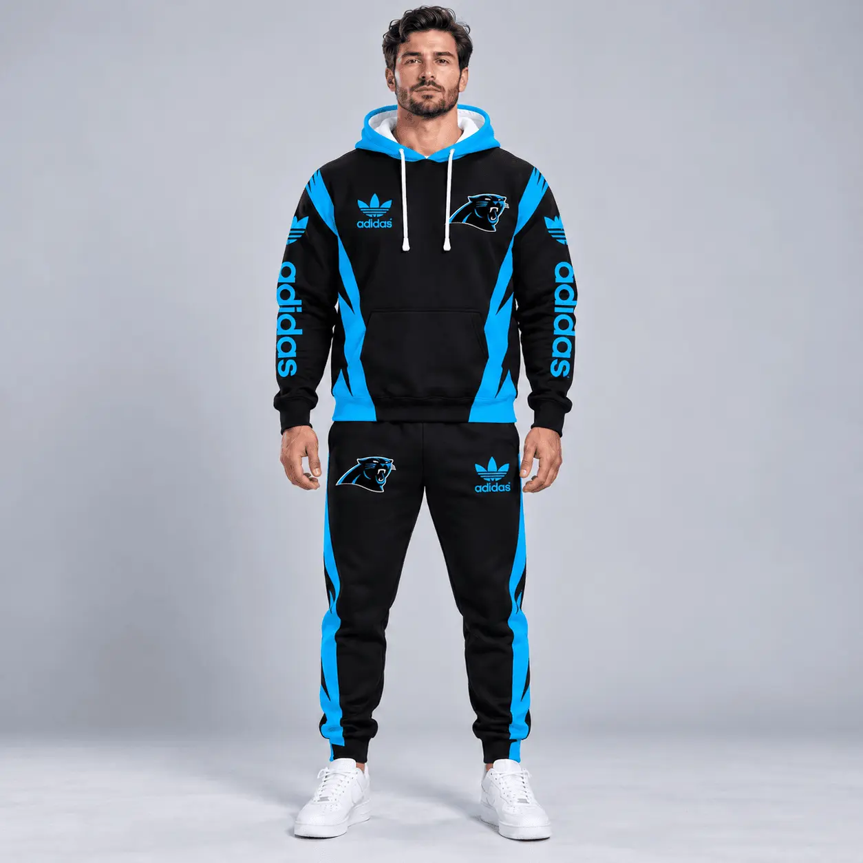 Carolina Panthers | Premium NFL Team Spirit Athletic Tracksuit Set TD