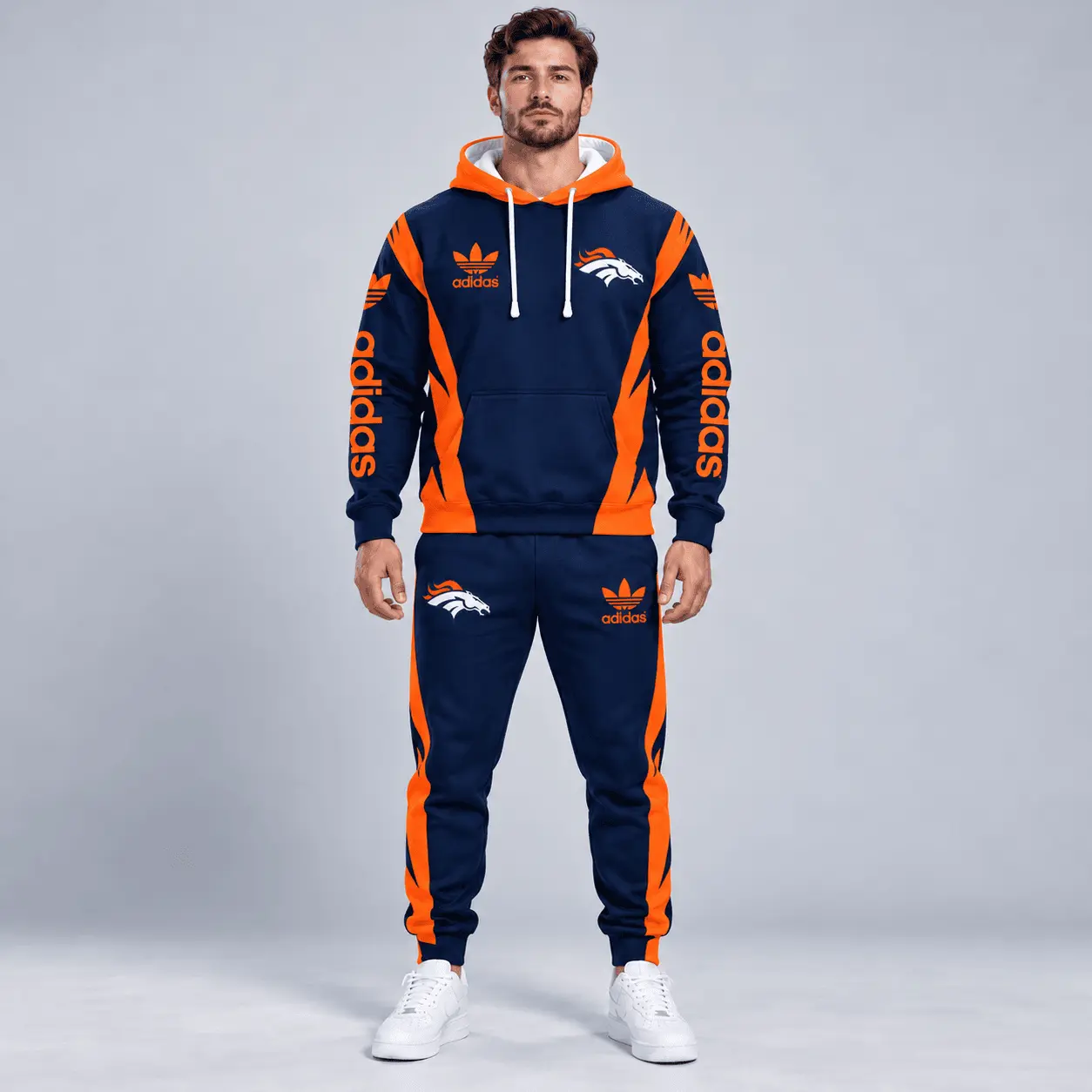 Denver Broncos | Premium NFL Team Spirit Athletic Tracksuit Set TD