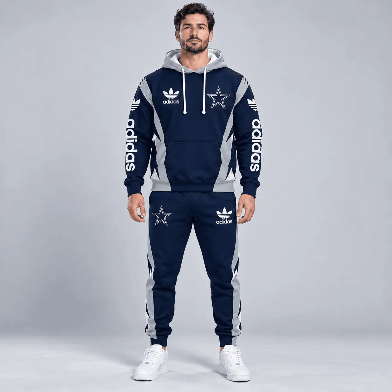 Dallas Cowboys | Premium NFL Team Spirit Athletic Tracksuit Set TD