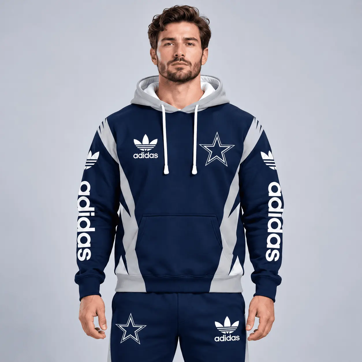 Dallas Cowboys | Premium NFL Team Spirit Athletic Tracksuit Set TD - Image 2