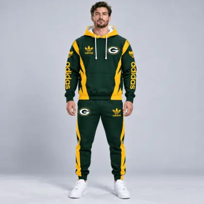 Green Bay Packers | Premium NFL Team Spirit Athletic Tracksuit Set TD