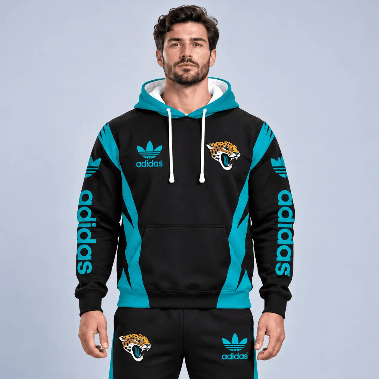 Jacksonville Jaguars | Premium NFL Team Spirit Athletic Tracksuit Set TD - Image 2